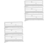 DIYEAH 6 Pièces Séparateurs Réfrigérateur Ajustables Organisateur de Rangement pour Aliments et Boissons Cloisons Multifonctionnelles pour Réfrigérateur et Congélateur pour Organisation