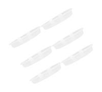 DIYEAH 6 pièces Soucoupes Transparentes pour Plantes Pot Plateau Rond Plastique Résistant Collecte Eau Adapté pour Intérieur et Extérieur Protège Sols et Surfaces