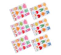 DIYEAH 6 Pièces Stickers Étiquettes de Classification Vêtements pour Garçon Fille Décor Mural Amovible pour Armoire et Commode Autocollants Organisateurs pour Chambre Denfant et Adhésif
