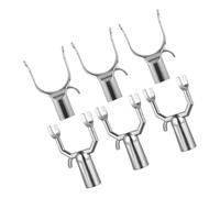 DIYEAH 6 pièces Support Branche Arbre Fruitier Métal avec Fourche Alliage Aluminium et Zinc Stabilisateur Réglable pour Verger Piquets Robustes pour Redresser et Protéger Les Branches