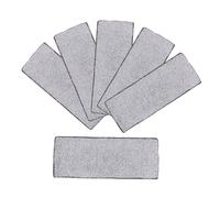 DIYEAH 6 pièces Tampons de Vadrouille Fibre Réutilisables Recharge de Housse pour Balai Serpillère Nettoyage Sols Durs et Lisses Lavables et Pratiques pour Maison et Bureau