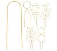 DIYEAH 6 Pièces Treillis Grimpant en Métal, Support Vertical Réutilisable | Montage Rapide, Surface Lisse sans Bavures, pour Balcon, Jardin et Jeunes Plants de Concombre