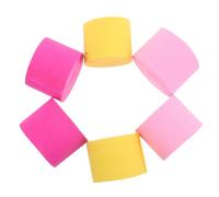 DIYEAH 6 Rouleaux Papier Crépon Couleurs pour Décorations de Fête et Diy Serpentins Papier pour Mariages et Événements Festifs Rose Jaune de Chaque Couleur