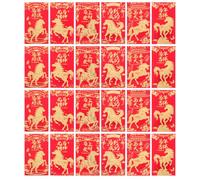 DIYEAH 60 enveloppes rouges du Nouvel An : enveloppes rouges chinoises 2026 pour l'argent - Enveloppes Hong Bao pour la fête du printemps, les mariages, les anniversaires et les fêtes.