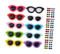 DIYEAH 60 Pièces Charms Résine Pour de Téléphone Mini Accessoires Lunettes à Plat Idéaux Pour Créations Artisanales Scrapbooking et Décorations Mode