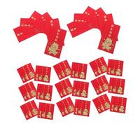 DIYEAH 60 Pièces Enveloppes Rouges Année Cheval Créatives Carton Lunar Year Money Envelopes Li Xi pour Fête Printemps Mariage