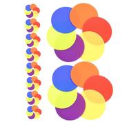 DIYEAH 60 pièces Lot de Marqueurs Circulaires pour Tapis Points Colorés Réutilisables Couleurs pour Salle de Classe Jeux Éducatifs et Aménagement Flexible des Espaces Garçon Fille