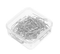DIYEAH 60 Pièces Nichrome Wire U-shaped Hooks High-temperature Kiln Accessories For Jewelry Making Ceramic And Glass DIY Projects With Storage Box