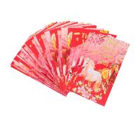 DIYEAH 60 Pièces Vietnamese Lunar Year Envelopes For Cash Year Of The Horse Hong Bao Lucky Money Packets With Traditional Vietnamese Motifs For Spring Festival Gifting