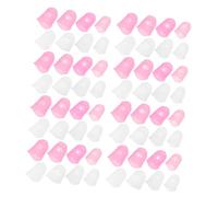 DIYEAH 64 Pièces Silicone Guitar Finger Covers Slip Fingertip Protectors For Guitar Ukulele Bass And Sewing Fit For Beginners And String Instruments