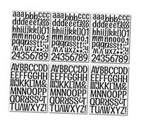 DIYEAH 6feuilles Stickers Alphabet Adhésifs pour Tableau Affichage et Chambre Autocollants Lettres pour Mur et Diverses Surfaces