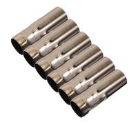 DIYEAH 6pcs Manchons Vintage en Fer pour Lustres E14, Accessoires Rétro Élégants et Distinctifs pour Lampes Suspendues, pour Salon et Chambre à Coucher