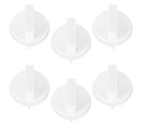 DIYEAH 6pièces Lot De Boutons De Minuterie Ronds De Rechange Pour Four à Micro-ondes Électronique Avec Contrôle De Puissance Facile