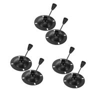 DIYEAH 6pièces Mécanisme De De Pivot pour Chaise Plaque De Base pour Chaises De Bureau Et Sièges à roulettes
