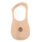 DIYEAH 7 Cordes Kit de Lyre Diy à Cordes avec Clé et Selle Instrument Musical à pour Débutants et Amateurs de Bricolage Usage Polyvalent Maison et Performance