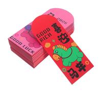 DIYEAH 72 Pièces Envelopes Year Of The Horse Thick Paper Chinese Year Packets For Spring Festival Wedding Party Classic Festival Design