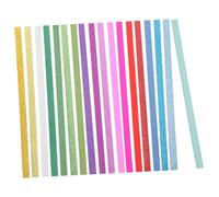 DIYEAH 720 feuilles Papier Origami Étoiles Pailletées pour Garçon Fille Bandes de Papier DIY Couleurs Scintillantes pour Loisirs Créatifs et Décoration