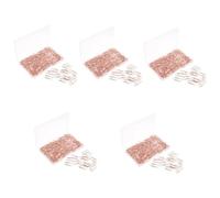 DIYEAH 750 Pièces Trombones Métal Forme Cœur Mini Trombones Décoratifs pour Bureau Maison Organisation Documents