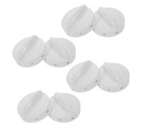 DIYEAH 8 Boutons Thermostat pour Réfrigérateur en Plastique Blanc, Régulateur de Température 7 Niveaux, Installation Facile, Pack de 8 Pièces pour Contrôle Précis du Froid
