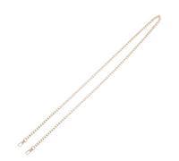 DIYEAH 8 Pièces Chaîne de Remplacement Fermoir Robuste Double Extrémité en Métal Or Accessoire Mode pour Bandoulière de Paquet à Main pour Paquet et Pochettes