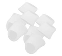 DIYEAH 8 Pièces Couvercle de Bec de Théière Multifonctionnel en Silicone Blanc Résistant la Chaleur, Manchon Protecteur pour Bec Verseur de Théière, Cuisine