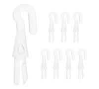 DIYEAH 8 Pièces Crochet pour Baguette de Store Vertical | Pièce de Rechange pour Ouverture, Réglage Facile, Design Sécurisé, Usage sur Fenêtre et Stores Verticaux