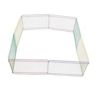 DIYEAH 8 pièces Enclos Modulable pour Petits Animaux Cage pour Hamster Lapin Hérisson Aire de Jeu Sécurisée Bords Accessoire Intérieur pour Rongeurs