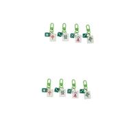 DIYEAH 8 Pièces Mahjong Keychain Set Lightweight Bag Pendant Decoration with Playful Chinese Design Backpack and Purse Charm Accessories for Mahjong Enthusiasts and Party Favors