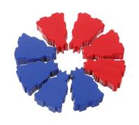 DIYEAH 8 Pièces Pièces de Jeu D’échecs en Bois, Lot Léger, Prise Facile | Surface Antidérapante, Usage pour Jeu de Société et Apprentissage des Maths, Design Élégant