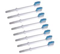 DIYEAH 8 Pièces Têtes de Rechange pour Nettoyeur à Eau Brosse à Plaque Dentaire pour Irrigateur Buccal Nettoyage Profond des Dents la Gencive Familiaux Compatibles la Plupart