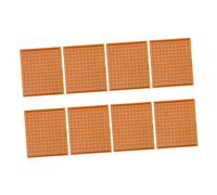 DIYEAH 8pcs Planche à Pain en Bakélite 15x18cm Circuit Imprimé pour Soudure, Matériau Cuivre et Vo, Stable et Fiable, pour Projets DIY et Expériences de Maintenance