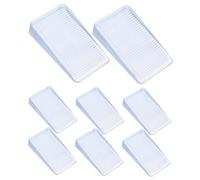 DIYEAH 8pièces Cales De Table pour Meubles Cales De Nivellement sans Clou Butées De Porte De Sécurité pour Toilettes Antidérapantes