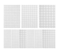 DIYEAH 9 feuilles d'autocollants pour trous de vis - Cache-trous en PVC 0,47/0,59/0,83'' pour meubles, armoires en bois, murs, bureaux, tables, bibliothèques