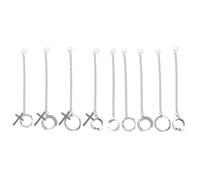 DIYEAH 9pièces Boucles Oreilles Anti-perte Titane Écouteurs Sans Fil Clips Oreille Élégants Prévention Perte Conception Ergonomique