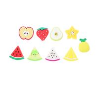 DIYEAH 9Pièces Câble USB Adorables pour Housses de Protection Fruits Pastèque Fraise Ananas Fruit du Dragon Poire Carambole
