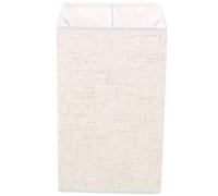 DIYEAH Abat-Jour Beige Rectangulaire en Tissu E27 pour Lampe de Bureau et Appliques Murales Compatible Lampadaires et Salons