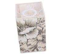 DIYEAH Abat-jour Carré Lin Simple pour Lampe de Table Structure Solide Protège les Yeux Décoration Vintage pour Maison