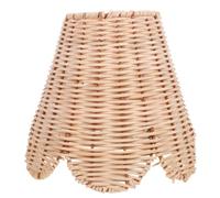 DIYEAH Abat-jour cloche en rotin pour lampadaire et table, 8,1 cm de