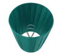 DIYEAH Abat-jour Décoratif à Pince pour Ampoule Simple, Tissu Léger Vert Foncé, Couverture Lampe Compatible Appliques et Lampadaires, Abat-jour Solide pour Chambre,