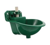 DIYEAH Abreuvoir pour Moutons en Plastique Vert, Abreuvoir Automatique à Flotteur, Grosse Capacité, Résistant aux Chocs, Facile à Nettoyer, pour Élevages et Extérieurs
