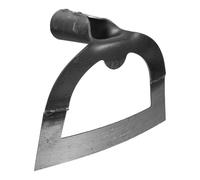 DIYEAH Acier Inoxydable Houe de Jardin Robuste pour Désherbage et Binage | Outil Manuel Pratique, Non Déformable et Résistant, pour Jardinage, Creusement de Sillons, Entretien Extérieur