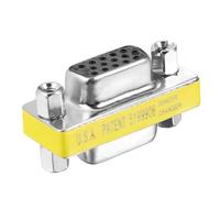 DIYEAH Adaptateur Vga Femelle-Femelle 10 Pièces, Convertisseur 15 Broches Mini Compact, Câble D’Extension Svga Haute Définition, Compatible PC et Projecteur, Usage Bureau et Maison