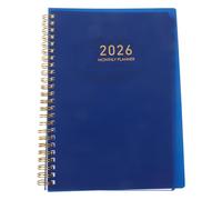 DIYEAH Agenda hebdomadaire (janv. 2026 - déc. 2026), agenda mensuel, carnet, journal, reliure spirale double, format A5, pour la maison, le bureau et l'école.