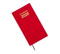 DIYEAH Agenda Scolaire Portable Journal Hebdomadaire Cuir Synthétique avec Reliure Solide pour Planification et