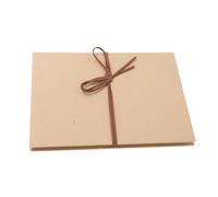 DIYEAH Album Photo Accordéon Papier Kraft Scrapbook Diy avec Pages Vides pour Graduations et Réunions Familiales Grand Format avec Coins Autocollants