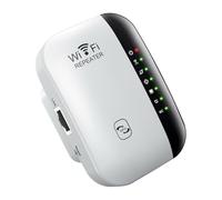 DIYEAH Amplificateur de Signal WiFi 300 Mbps pour Maison et Bureau Répéteur WiFi sans Fil Extension de Signal Prise UE Compatible Routeurs Noir