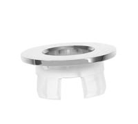 DIYEAH anneau de débordement couvercle du trou de trop-plein de l'évier couvercle de trou d'évier plaque de trop-plein de couverture d'évier cuivre