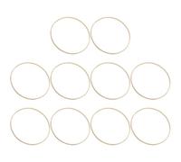 DIYEAH Anneaux à Broder en Bambou 20 Pcs 10 Cm Cercle à Broder Rond pour Décoration DIY Couronne de Fleur Fête Noël Suspendue Jardin Terrasse