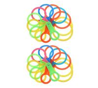 DIYEAH Anneaux de Mesure Outil Précis en Plastique Lot de 2 de de Diamètre, Classification Mesure Taille des Fruits pour Fruits et Légumes