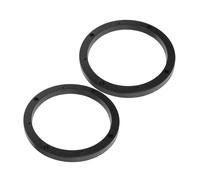 DIYEAH Anneaux D'espacement pour Haut-parleurs de Voiture 6,5 Pouces Universels, Accessoires Audio Automobile, Adaptateurs Plastiques Solide pour Installation Porte-Voiture, Kit 2